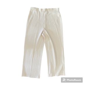 St. John Collection by Marie Gray Knit Wheat Colored Pull-on Pants size 12